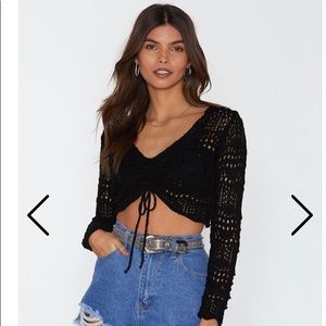 Crochet crop top